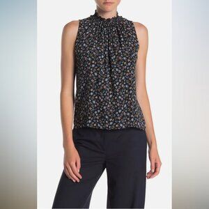 Rebecca Taylor Sleeveless Multi Floral Blouse 4